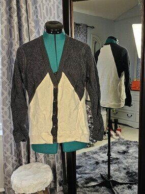 Rag & Bone Geometric Colorblock Cardigan, Size S
